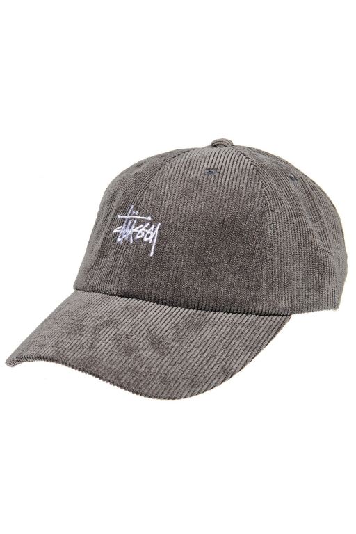 Stussy Mens Graffiti Cord Low Pro Hats Grey - AORSL1487